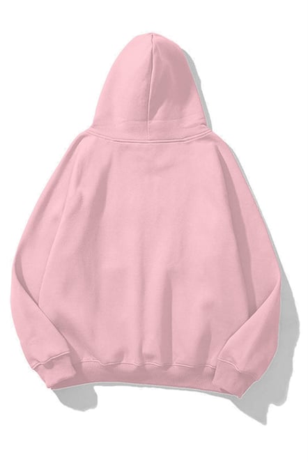 Pink Hibisus Extra Oversized Hoodie