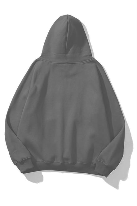 Anthracite Different Worlds Extra Oversized Hoodie