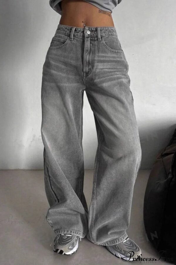 Gray Baggy Jeans