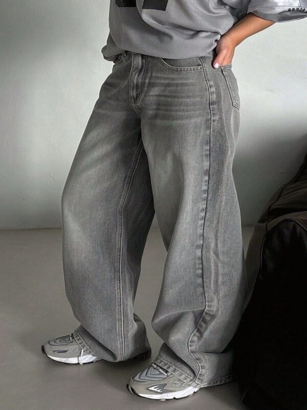Gray Baggy Jeans