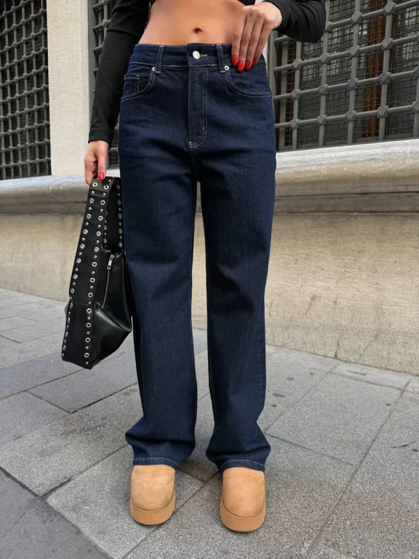 photo_6050967153625730239_y Dark Blue Wide Leg Jeans