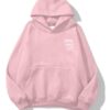 Pink Social Introvert Extra Oversized Hoodie