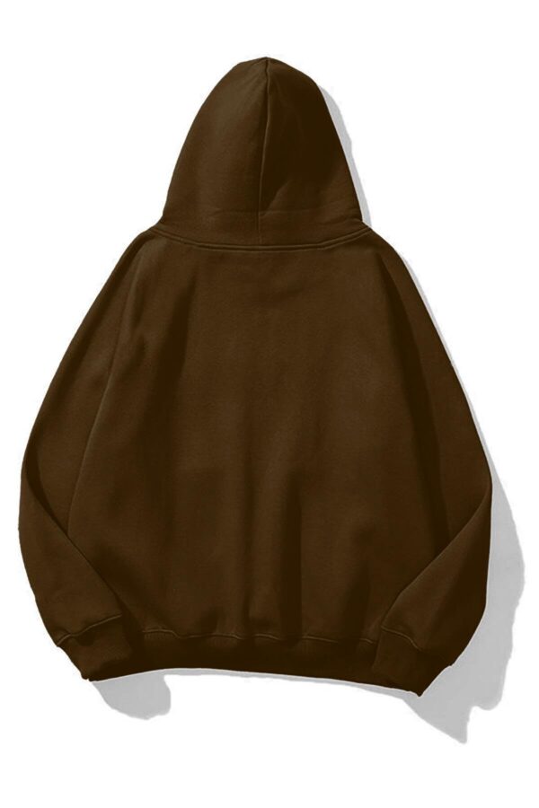 Brown Into the Abyss Extra Oversized Hoodie