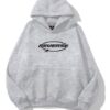 Gray Reverse Extra Oversized Hoodie