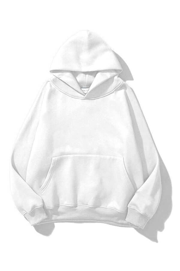 White Suki Extra Oversized Hoodie