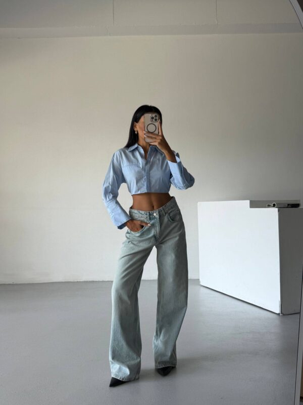 photo_5807519460871573011_w Washed Blue Baggy Jeans