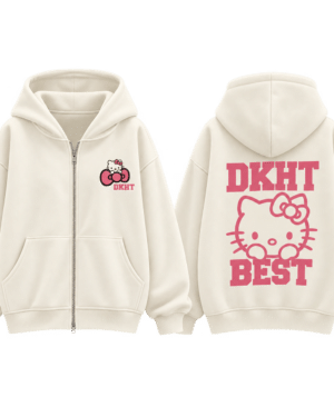 Hello Kitty Thick Zip Up Hoodie
