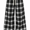 Plaid Unisex Baggy Joggers