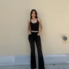 Washed Black Low Rise Jeans