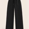 Black Unisex Thick Joggers