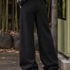 Black Unisex Thick Joggers