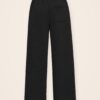 Black Unisex Thick Joggers