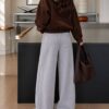 Gray Unisex Thick Joggers